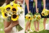 تزیینات مراسم عقد و عروسی الهام گرفته از گل آفتابگردان